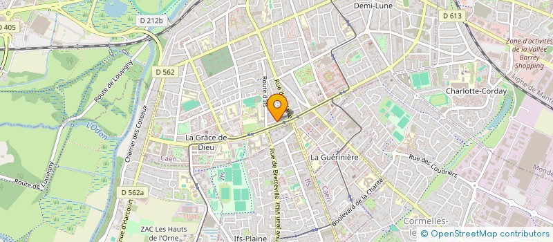 localisation de l'entreprise NORMANDIX  CAEN
