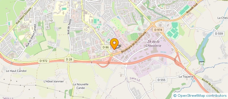 localisation de l'entreprise NORMANDVET  SAINT-LO