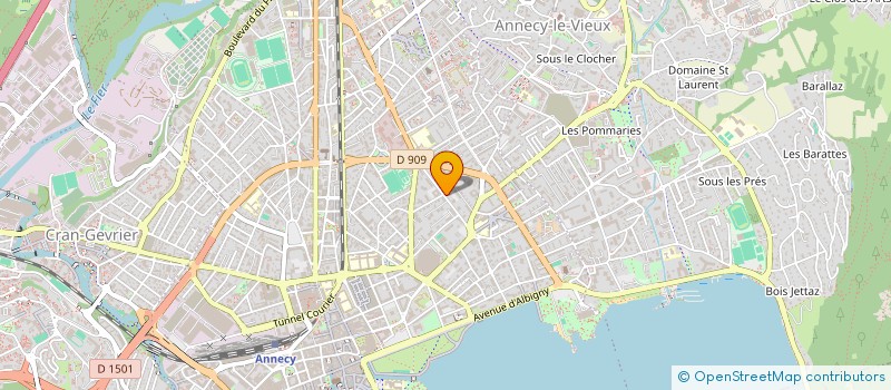 localisation de l'entreprise NORMANDY à ANNECY
