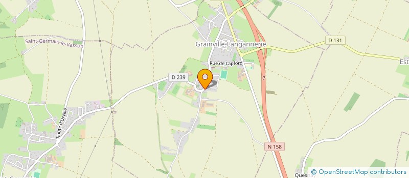 localisation de l'entreprise NORMANDY-CAEN-CINGAL VTC  GRAINVILLE-LANGANNERIE