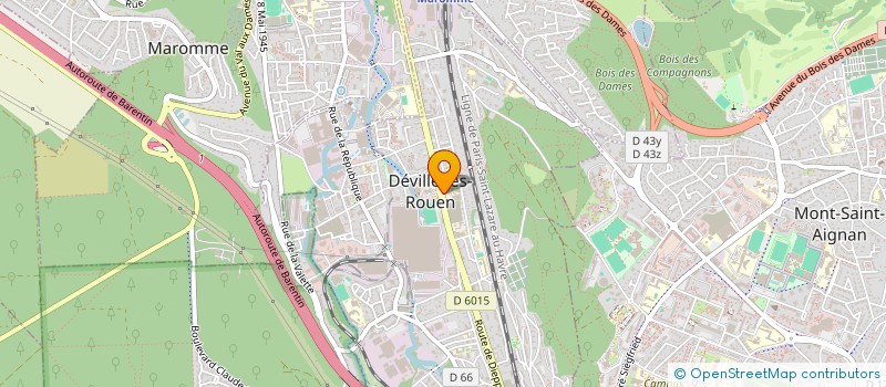 localisation de l'entreprise NORMANDY CHAPTER ORGANISATION  DEVILLE-LES-ROUEN