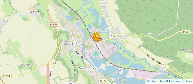localisation de l'entreprise NORMANDY COATING à ARQUES-LA-BATAILLE