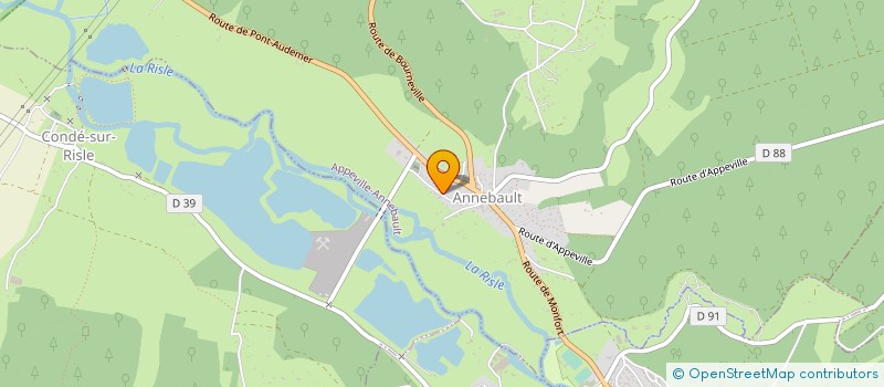 localisation de l'entreprise NORMANDY DESIGN  APPEVILLE-ANNEBAULT