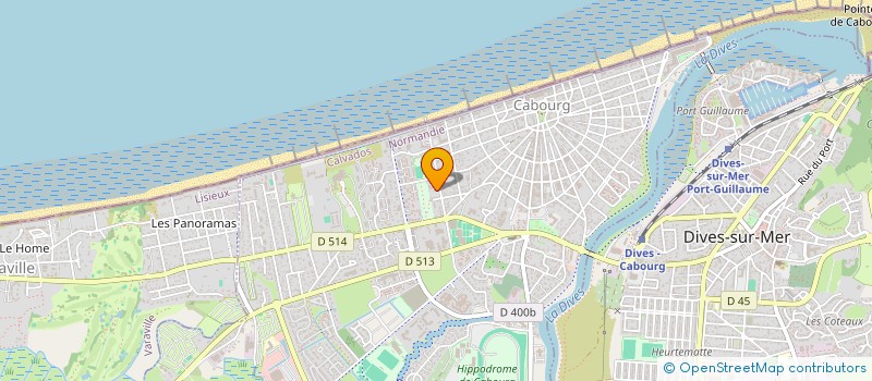 localisation de l'entreprise NORMANDY HILLS  CABOURG