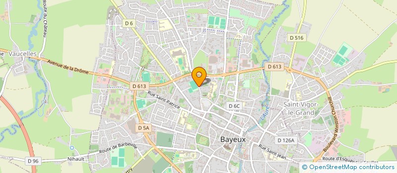 localisation de l'entreprise NORMANDY HOUSE RENTAL  BAYEUX