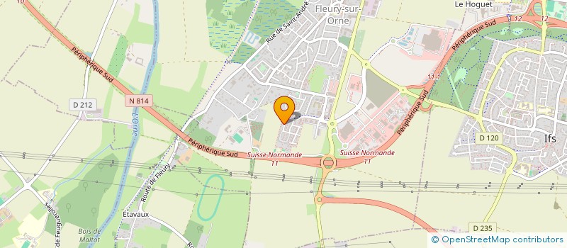 localisation de l'entreprise NORMANDY LIMO  FLEURY-SUR-ORNE