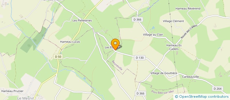 localisation de l'entreprise NORMANDY MINITOURS  BESNEVILLE