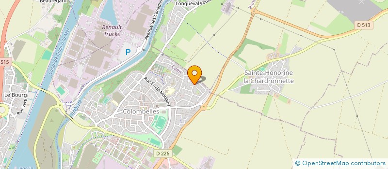 localisation de l'entreprise NORMANDY OFFSHORE SERVICES  COLOMBELLES