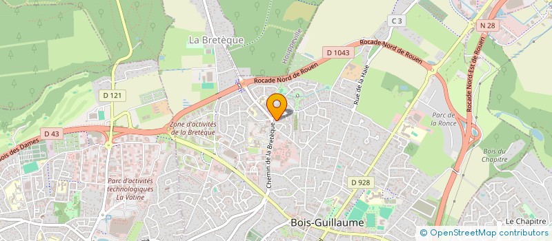 localisation de l'entreprise NORMANDY PRESTATION à BOIS-GUILLAUME