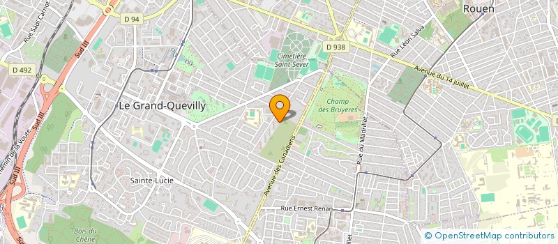 localisation de l'entreprise NORMANDY PRESTIGE TOUR  LE GRAND-QUEVILLY