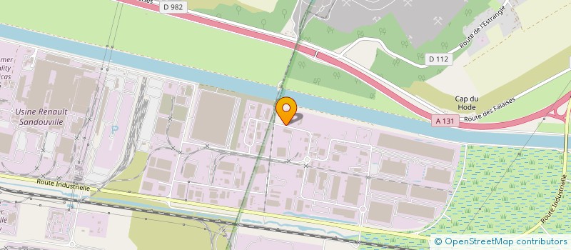 localisation de l'entreprise NORMANDY ROUTE  SANDOUVILLE