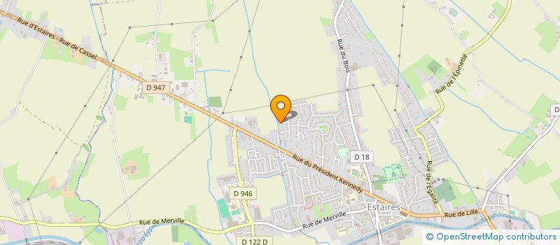 localisation de l'entreprise NORMAP à ESTAIRES