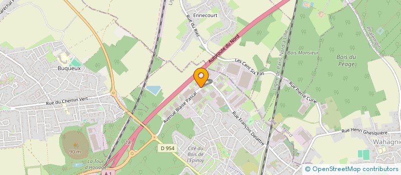 localisation de l'entreprise NORMAPRO FRANCE à LIBERCOURT
