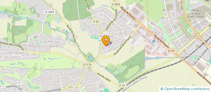 localisation de l'entreprise NORMAPROD  CHANTELOUP-EN-BRIE