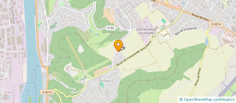 localisation de l'entreprise NORMARE  BELBEUF