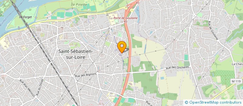 localisation de l'entreprise NORMARE LOGISTIQUE SAS à SAINT-SEBASTIEN-SUR-LOIRE