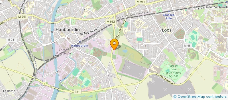 localisation de l'entreprise NORMAT  HAUBOURDIN