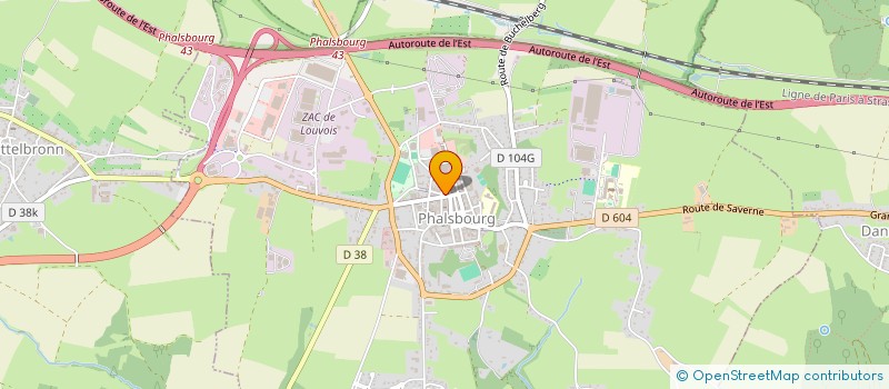 localisation de l'entreprise NORMATIS à PHALSBOURG
