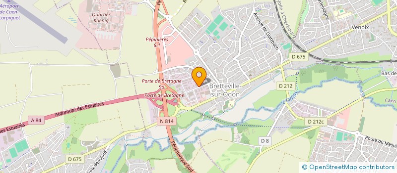 localisation de l'entreprise NORMATRAC à BRETTEVILLE-SUR-ODON