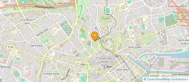 localisation de l'entreprise NORMAZIC à CAEN