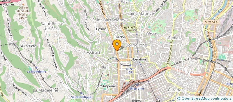 localisation de l'entreprise NORMAZUR B.T.P. à NICE
