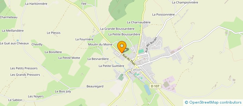 localisation de l'entreprise NORME HABITAT 28 à CETON