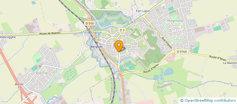 localisation de l'entreprise NORMEBIO  BERGUES