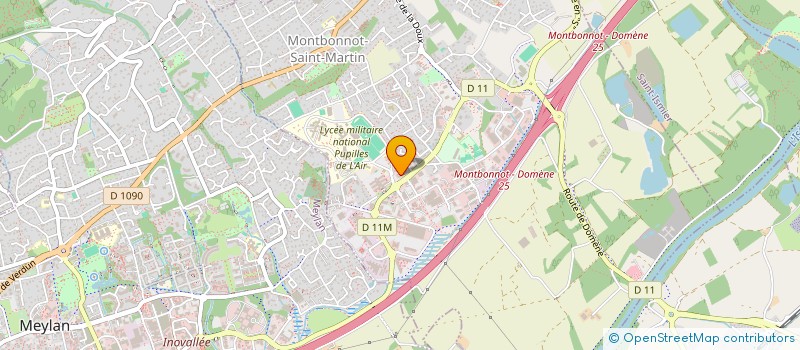 localisation de l'entreprise NORMEC ABIOLAB à MONTBONNOT-SAINT-MARTIN