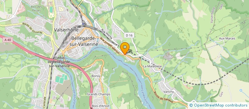 localisation de l'entreprise NORMEDS 01200 à VALSERHONE