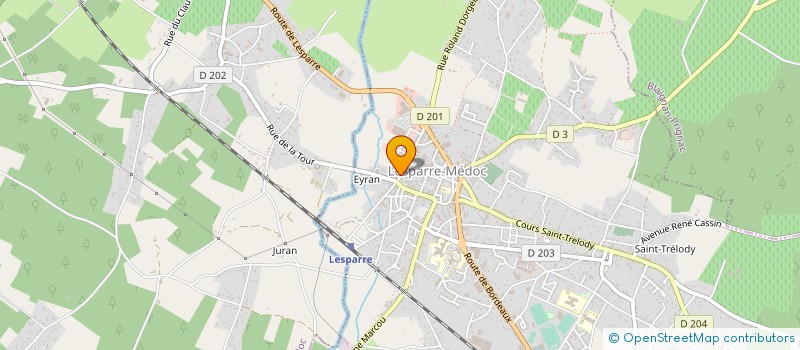 localisation de l'entreprise NORMELEC TCE 77 à LESPARRE-MEDOC