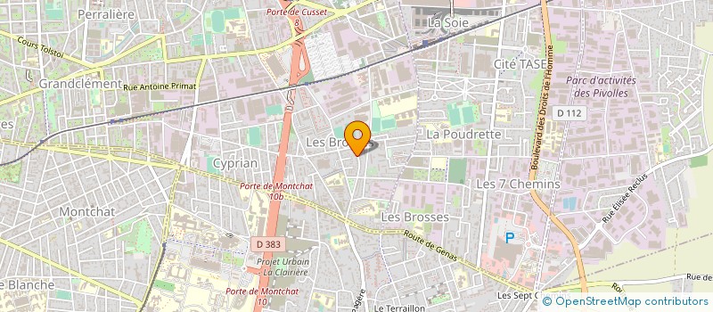 localisation de l'entreprise NORMENJEU à VILLEURBANNE
