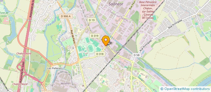 localisation de l'entreprise NORMES & RENOVATION à CHALON-SUR-SAONE
