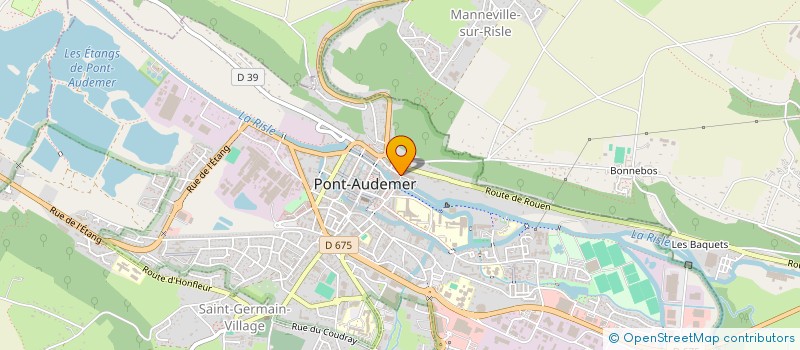 localisation de l'entreprise NORMETEX POMPES à PONT-AUDEMER