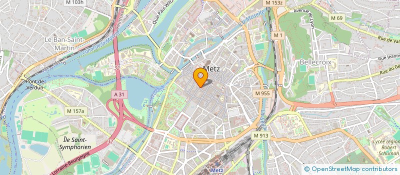 localisation de l'entreprise NORMETZ  METZ