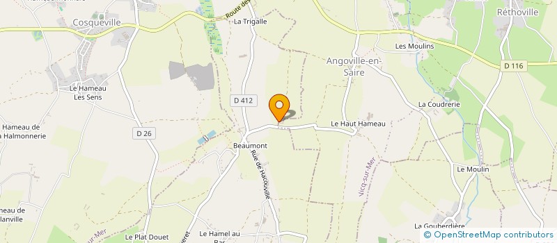 localisation de l'entreprise NORMHINDEEDEE A COSQUEVILLE  VICQ-SUR-MER