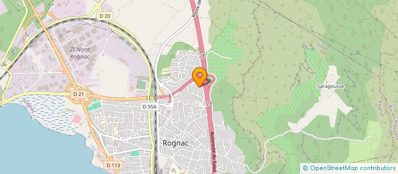 localisation de l'entreprise NORMIDI  ROGNAC