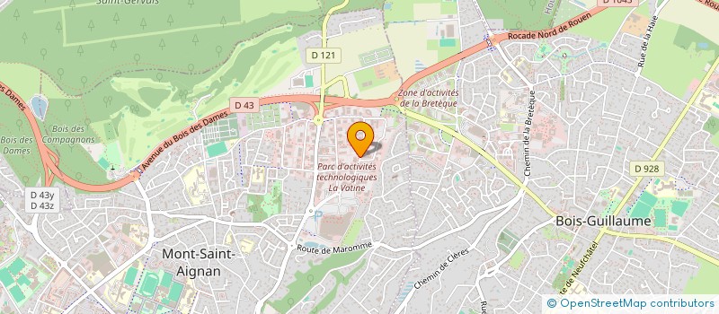 localisation de l'entreprise NORMIMMO  MONT-SAINT-AIGNAN