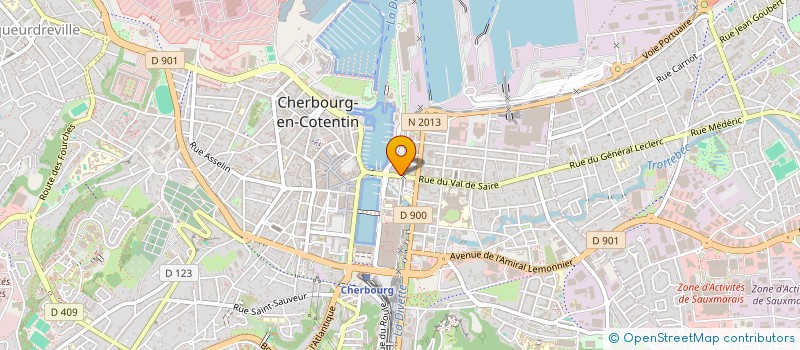localisation de l'entreprise NORMINOS à CHERBOURG-EN-COTENTIN