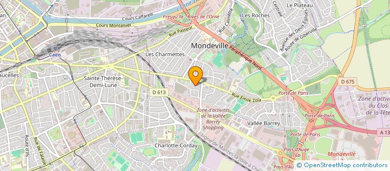 localisation de l'entreprise NORMIT  MONDEVILLE