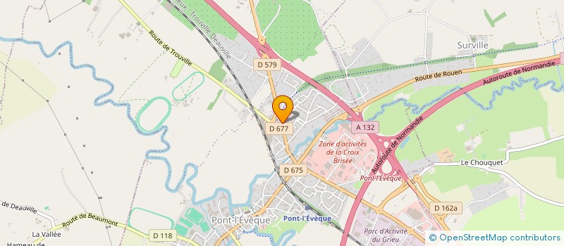 localisation de l'entreprise NORMOPTIQUE à PONT L'EVEQUE