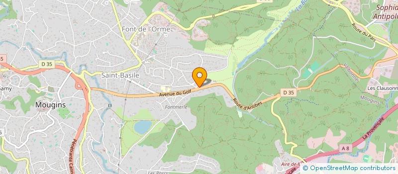 localisation de l'entreprise NORMVIC à MOUGINS
