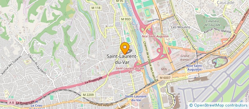 localisation de l'entreprise NORMYR à SAINT-LAURENT-DU-VAR
