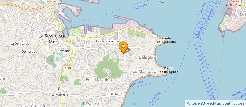localisation de l'entreprise NORNAND MICHEL ZUNINO J CL à LA SEYNE SUR MER