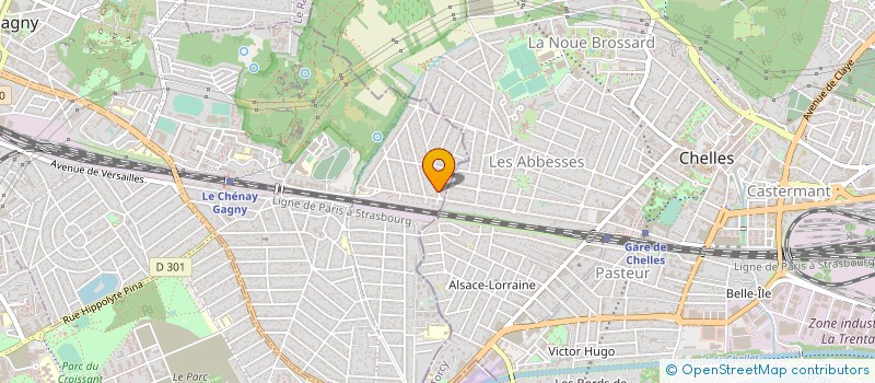 localisation de l'entreprise NORO CITY  GAGNY