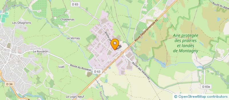 localisation de l'entreprise NOROC  MORNANT