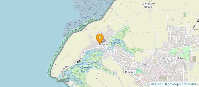 localisation de l'entreprise NOROIT  NIEUL-SUR-MER