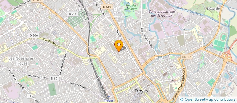 localisation de l'entreprise NOROIT CHIRURGICAL à TROYES
