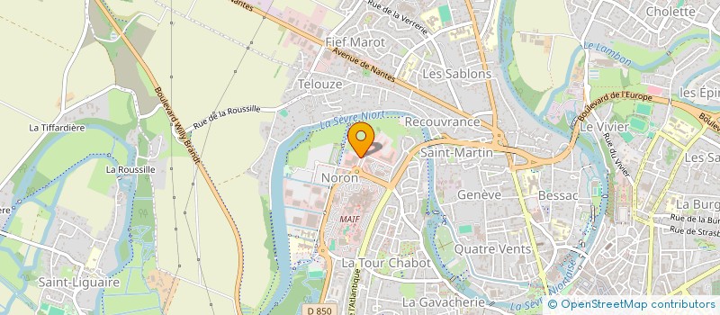localisation de l'entreprise NORON VENISE VERTE à NIORT