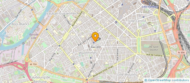 localisation de l'entreprise NOROTEL à LILLE
