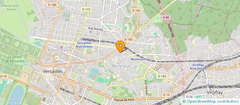 localisation de l'entreprise NORPHONE PRODUCTION à VERSAILLES
